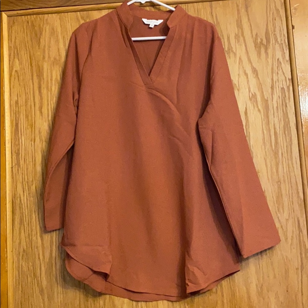 Brand new rust colored blouse